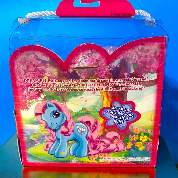 MY LITTLE PONY G3 2004 NWT DREAM BLUE PONY WITH SUPER-LONG HAIR & ACCESSORIES - Picture 8 of 12